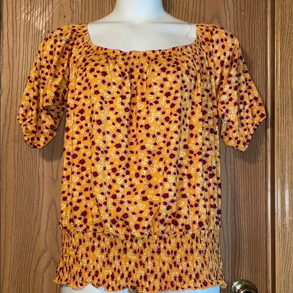 Bright summer top